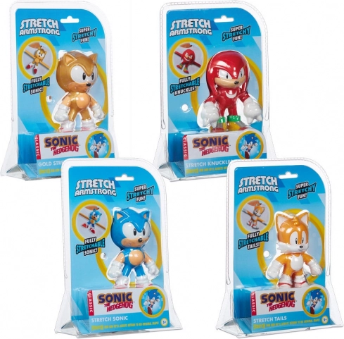 Elastisk figur SONIC THE HEDGEHOG 13 cm