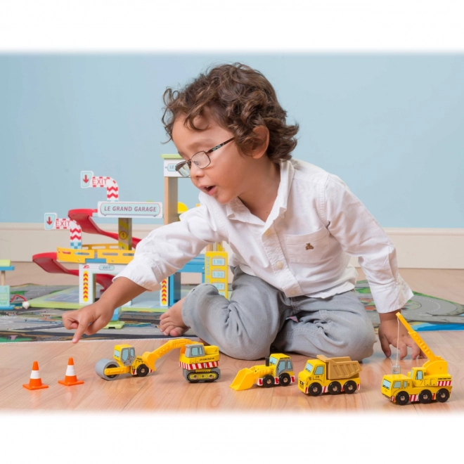 Sæt af byggemaskiner Le Toy Van