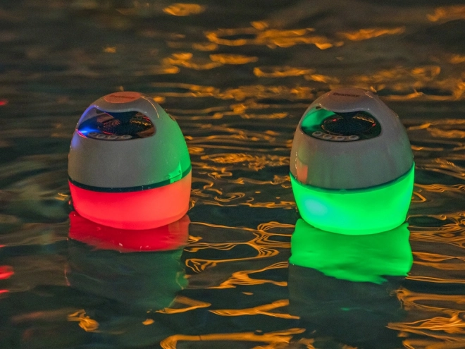 Bærbar flydende højttaler Bestway MusicWave™ med Bluetooth og LED-lys