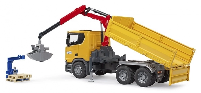 Lastbil Scania med arm