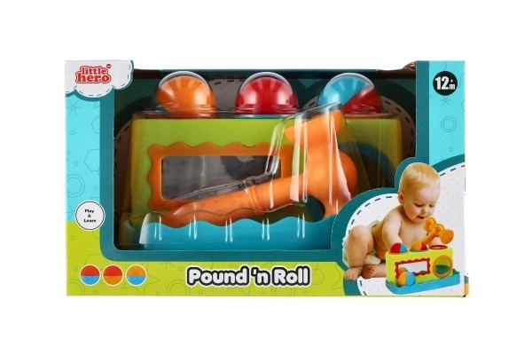 Hammerbræt med spejl i plast 21cm