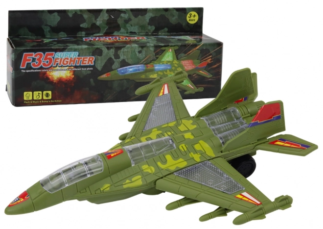 F35 Militære jagerlys Lyde Grøn