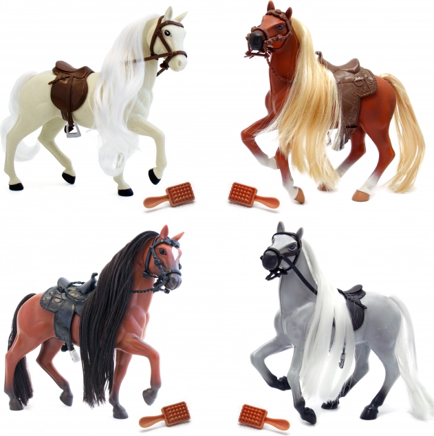 ROYAL BREEDS hest med kam 18 cm