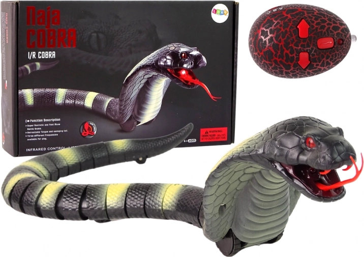 RC-kobra med fjernbetjening 44 cm