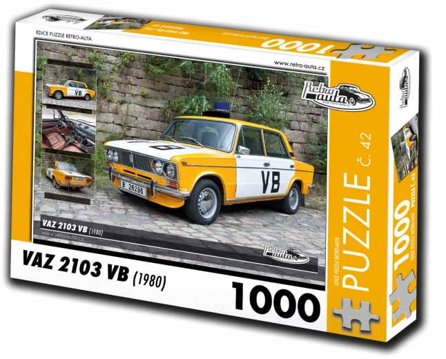 RETRO-AUTA puslespil VAZ 2103 VB (1980) – 1000 brikker