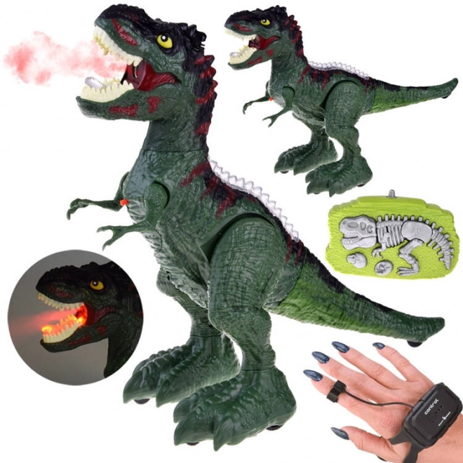 Fjernstyret dinosaurus med sensor – Grøn