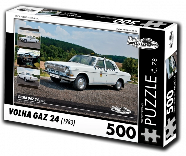 Samlerpuslespil RETRO-AUTA Volga GAZ 24 500 brikker