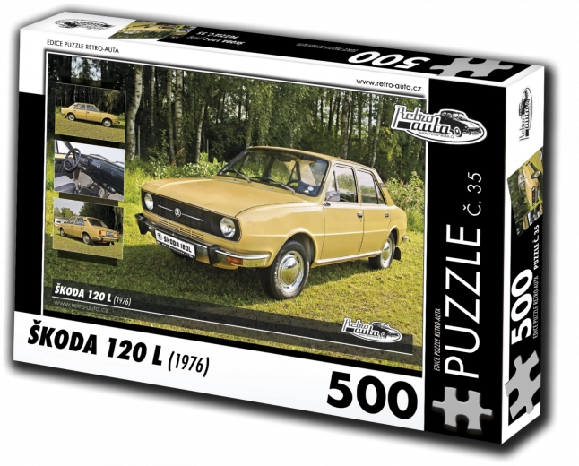 RETRO-AUTA Puslespil Škoda 120 L 500 brikker