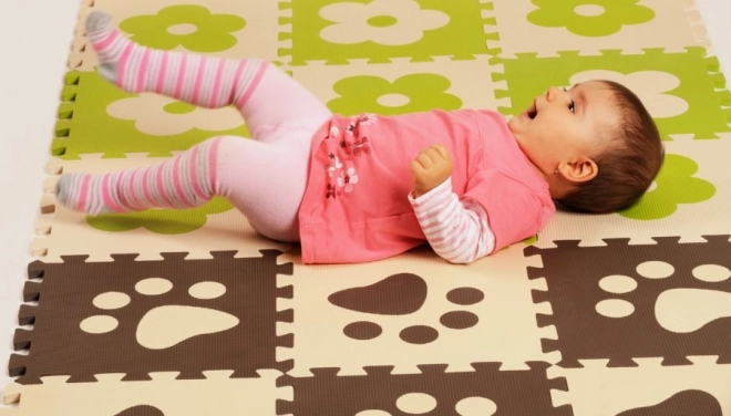 Skum BABY puslespil Brune poter H (29,5x29,5)