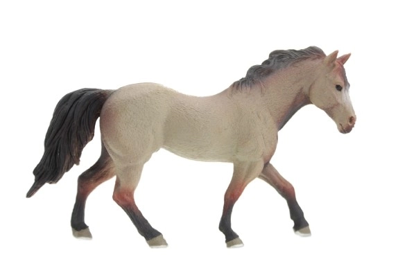 Plastfigur hest 15 cm - 4 farver