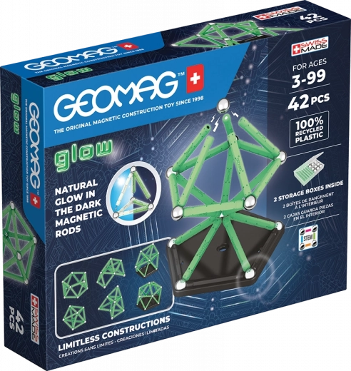 Geomag Glow byggesæt 42 dele