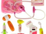 Lægesæt i kuffert med effekter – lyserød