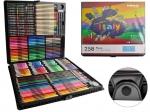 Malesæt og tegnesæt i kuffert 288 stk
