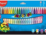 Vaskbare tuscher MAPED Color'Peps Jungle, 24 stk