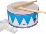 Goki børnetromme med trommestikker