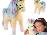 Plys-unicorn Leaf fra Unicorn Academy 38 cm