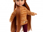 Realistisk dukke Penelope med fuld vinylkrop 34 cm