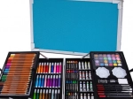 Sæt med kunstnerartikler i kuffert, 145 dele