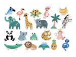 Vilac træmagnetter Jungle for børn