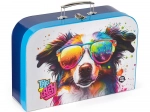 Børnekuffert af laminat 34 cm – hund
