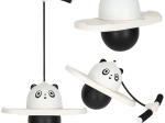 Pogo-jumper til børn i pandaform til balance, sort-hvid