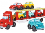 Abrick transporter med 6 småbiler