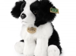 Plysbamse hund border collie siddende 30 cm eco‑friendly