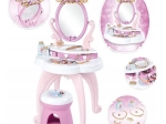 Smoby Disney Princess toiletbord 2 i 1 med drejbart spejl og skammel