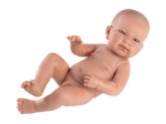 Llorens New Born drengebaby – realistisk babydukke med fuld vinylkrop 40 cm