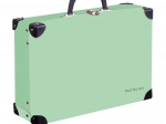 PASTELINI kuffert i grøn laminat