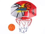 Basketballkurv med bold