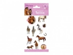 Farverige tatoveringer med hestemotiv - 12 stk