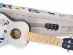 Træbørneguitar med arktiske dyr