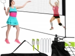 Bærbart sportsnet til volleyball, badminton og tennis