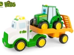 John Deere traktor Johnny med anhænger 37 cm