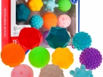Sæt med 10 sensoriske gummibold(e) til børn fra 6 måneder og voksne – antistress-legetøj