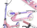 Børnescooter RICOKIDS Kodi Princess med hånd- og fodbremse, sammenklappelig