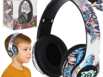 trådløse over‑ear bluetooth-hovedtelefoner med rgb-belysning og micro sd