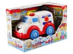 Ambulance på batteri med lys og lyd 15 cm
