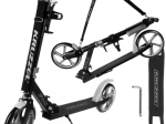 By-scooter, sammenklappelig, med store hjul 200 mm og fodbremse