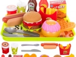 Legetøjssæt fastfood til børn, 26 dele
