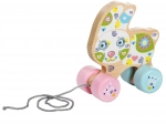 Trækket Kanin i Træ Cubika