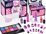 Børne kosmetisk kuffert med makeup