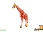 Plastfigur af netgiraf 17 cm