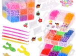 Sæt med magiske elastikker og perler til armbåndsfremstilling 4500 stk.
