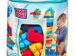 Mega Bloks stor pose med klodser – blå (80 stk)