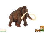 Uldhåret mammut – realistisk plastfigur 18 cm
