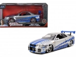 Metalmodelbil 2002 Nissan Skyline GT‑R R34 1:24 Fast & Furious