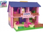 Plastdukkehus 37 cm play house med tilbehør
