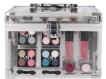 Zmile kosmetik-kuffert Acrylic – transparent makeup-sæt 42 stk.